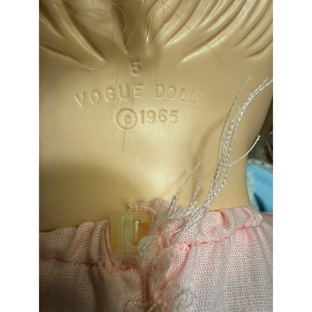 222” Vintage Vogue BABY DEAR ONE Blonde/Blue Eyes Doll Redesigned Face 1965 - Picture 8 of 15